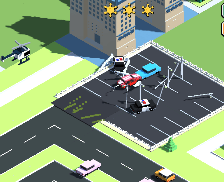 Screenshot of Escape Road available on the Drift Boss arcade hub catalog