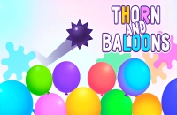 Screenshot of Thorn And Balloons available on the Drift Boss arcade hub catalog